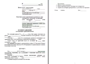 Коллективный иск в суд образец о невыплате заработной платы